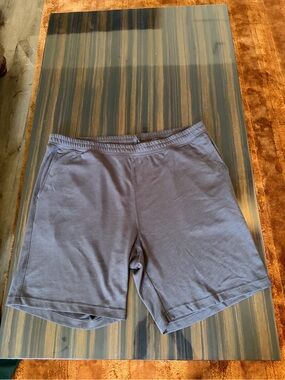 Men's Athletic Knit Shorts in Charcoal Grey  Drawstring With back Pocket
